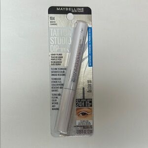 Maybelline Tattoo Studio Dip-Ink Eyeliner in White Canvas-0.06 fl oz